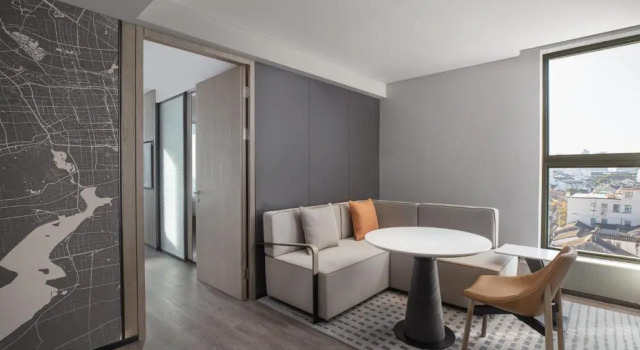 Люкс с видом на город AC Hotel by Marriott Suzhou, Guan Qian