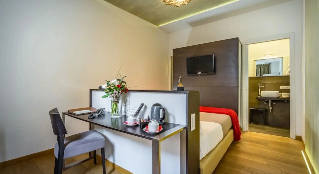 Номер Economy с красивым видом из окна Hotel La Scaletta al Ponte Vecchio