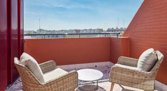 Двухместный номер Deluxe с террасой Eurostars Guadalquivir