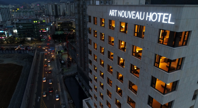 Двухместный люкс Presidential Geoje Artnouveau Suite Hotel