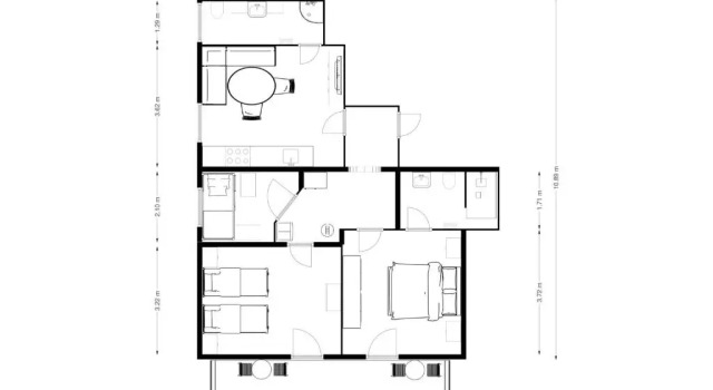 Апартаменты с 3 комнатами с балконом Casa Montana