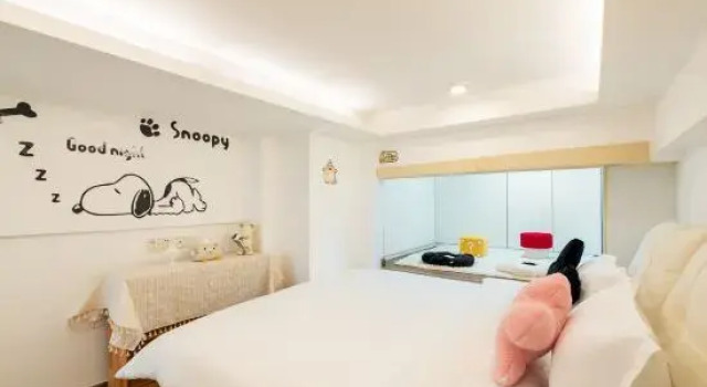 Люкс Дуплекс с 2 комнатами с видом на город Guangzhou Youchuang · Loft Two-Bedroom · City View Suite Homestay (Nancun Wanbo Subway Station)