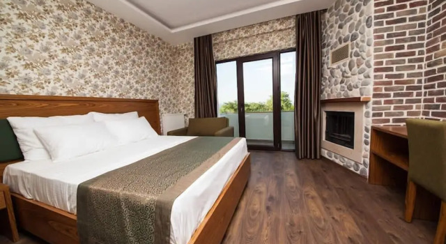Номер Deluxe с балконом и с видом на озеро My Green Otel