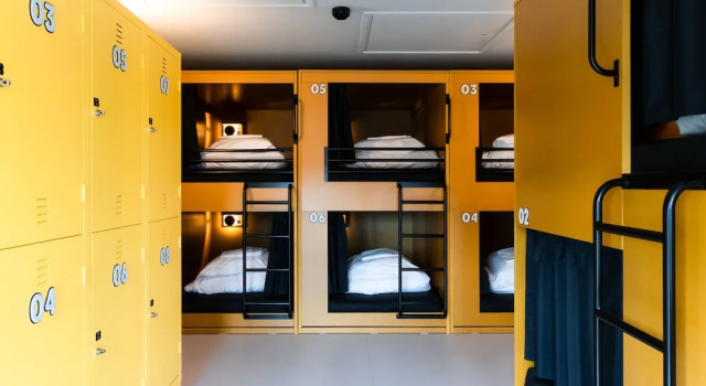 Кровать в общем номере The People Lyon Hostel
