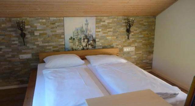 Студия с балконом и с видом на озеро Gästehaus Guggomos "Das Allgäustyle"