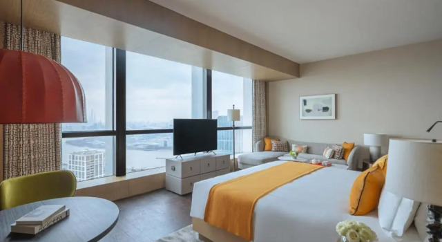 Двухместный номер Deluxe с видом на реку MGM Shanghai West Bund