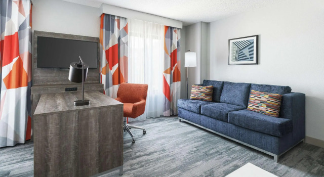 Двухместная студия Premium Hampton Inn & Suites Tampa Ybor City Downtown