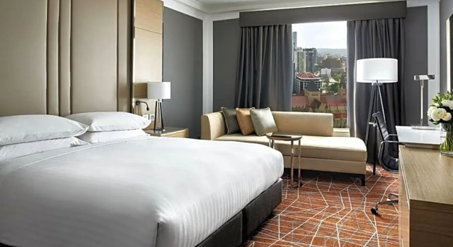 Двухместный люкс Executive Lounge Access c 1 комнатой с видом на город Brisbane Marriott Hotel