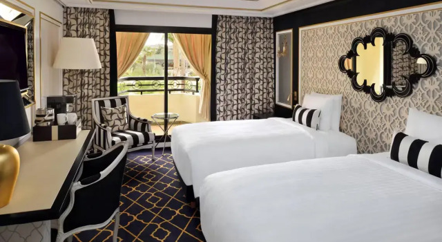 Двухместный номер Deluxe с балконом и с видом на сад Fes Marriott Hotel Jnan Palace