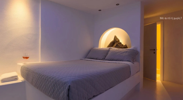 Двухместный полулюкс с видом на Кальдеру, море и закат Abyssanto Suites and Spa