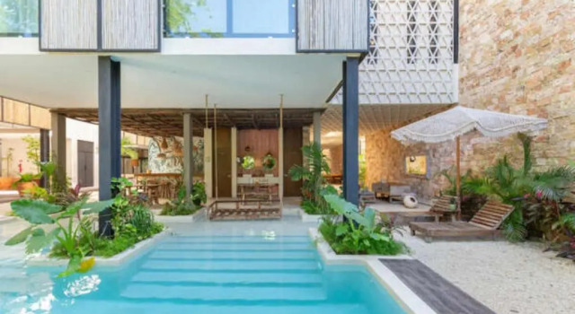 Апартаменты Bohemian 3BR Apartment in Aldea Zama by Lockey