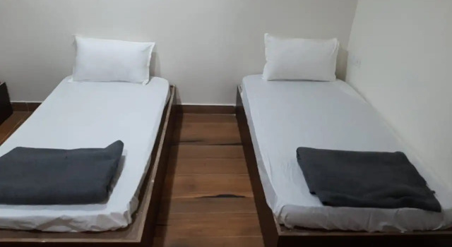 Кровать в общем номере Veronika Resort