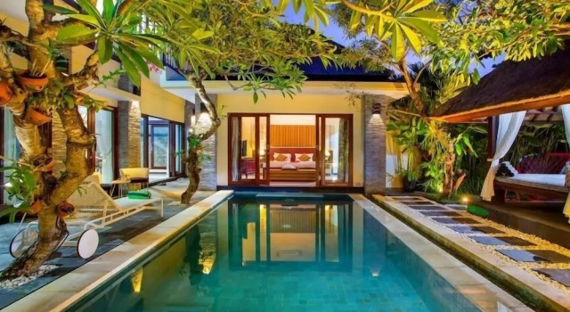 Samudra · 3BR Luxury Private Pool Villa Bali, Rezervovat Vila Chaty v Bali, Chalupa