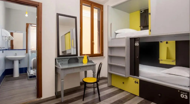 Кровать в общем номере (женский номер) Free Hostels Roma