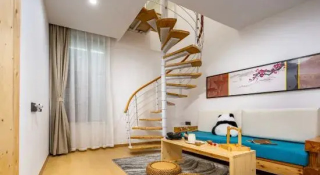 Семейный люкс Dujiangyan South Bridge Guishu Gong Sitting Private Tang Homestay