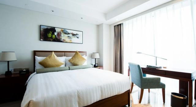Двухместный номер Superior Oakwood Hotel & Residence Suzhou
