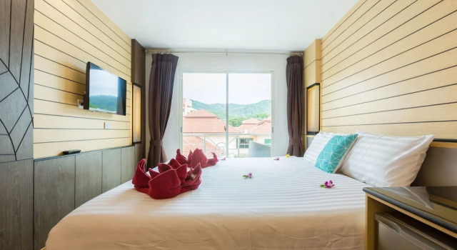 Двухместный номер с балконом Anda Beachside Hotel