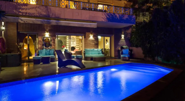 Апартаменты The Sapphire Apartment with Private Swimming Pool & Hot Tub - Hivernage Quarter - By Goldex Marrakech