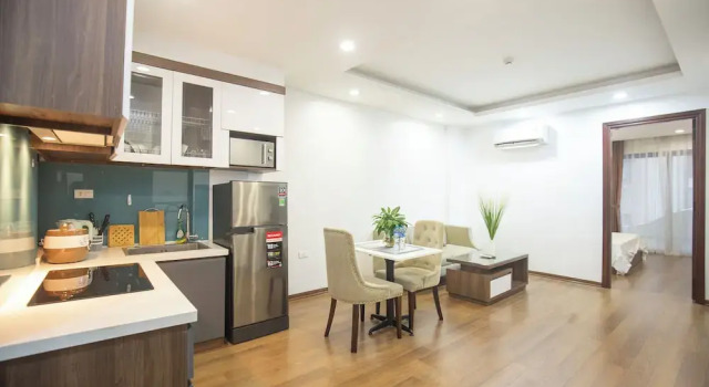 Двухместные апартаменты Standard с видом на внутренний двор Sumitomo18 Apartment Kim Ma