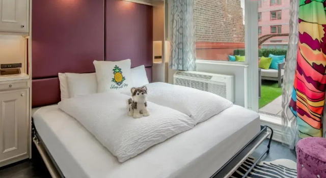 Двухместный номер Cosmo с террасой Staypineapple, An Artful Hotel, Midtown New York