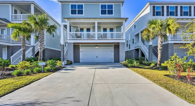 3 Decks & Water Views: Breezy Home in Hilton Head, Забронировать Дом для отпуска Виллы Южной Каролины, Вилла