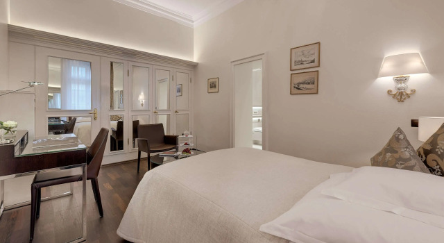 Одноместный номер Standard Hotel Europäischer Hof Heidelberg, Bestes Hotel Deutschlands in historischer Architektur