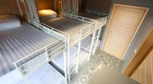 Кровать в общем номере RS II Guesthouse