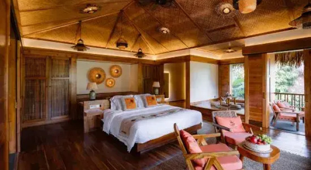 Бунгало с видом на горы An Châng Retreat & Spa