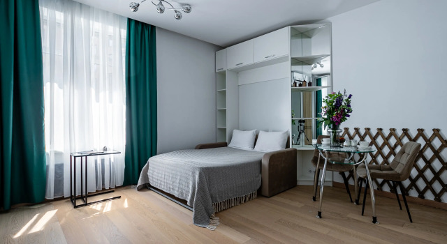 Двухместные апартаменты Апартаменты #4 Cosy studio for 2+1 by Lo Apartments