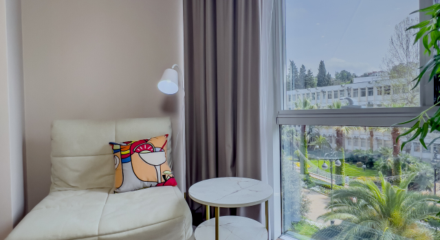 Апартаменты Palma House в центре Сочи на Навагинской, Забронировать Апартаменты/квартира Апартаменты Сочи, рядом с Морской вокзал (Сочи), Апартаменты/квартира