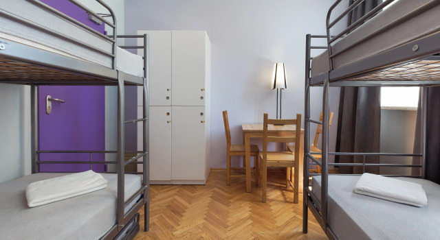 Кровать в общем номере Tatamka Hostel