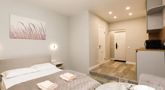 7 Komfortno I Tochka Na Krzhizhanovskogo 14k1 Apartments, Rezervovat Apartmán Hotely v UZAO Area s parkováním, Parkování