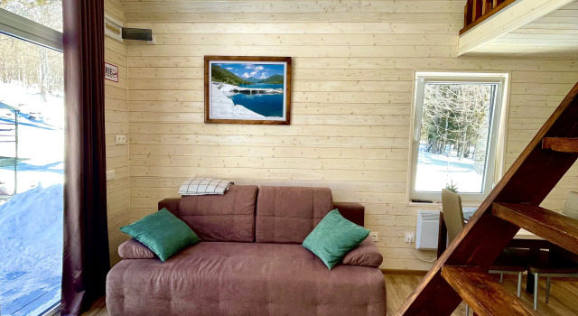 Барнхаус № 4 с красивым видом из окна База отдыха WoodVillas