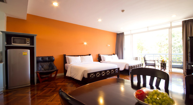 Studio Delight с балконом Chom View Hotel, Hua Hin