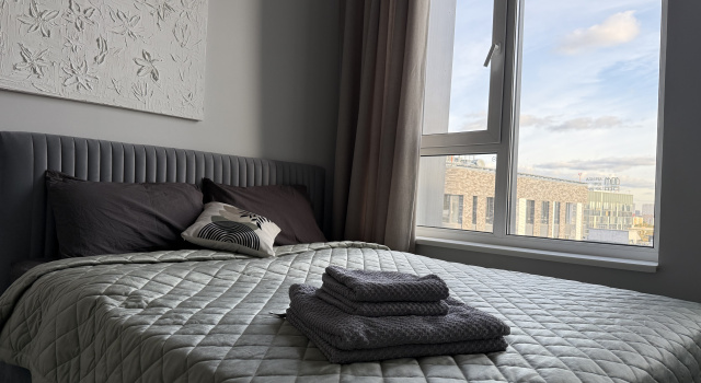 Prostornaya Studiya V Zhk Simvol Flat, Boek Appartement Hotels in Moskou met parkeren, Parkeren