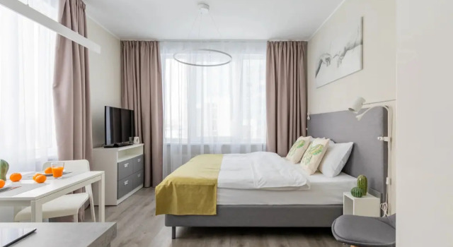 Apartment Rent175 4, Rezervovat Apartmán Levné hotely v Petrohrad, poblíž Kupchino Metro Station