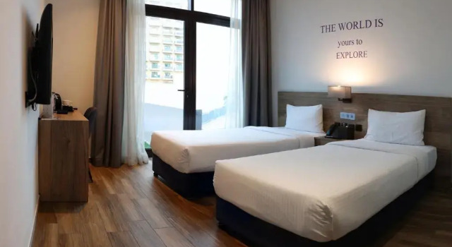 Двухместный номер с террасой Deluxe Отель Kingsgate Al Jadaf by Millennium