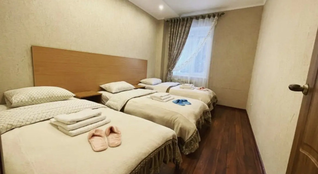 Апартаменты с 3 комнатами с балконом и с красивым видом из окна Квартира dombay_apartment