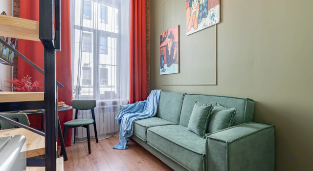 Komfortnaya Studiya Na Pushkarskoy Flat, Book Lejlighed Petrogradskiy district Sankt Petersborg