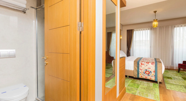 Двухместный номер Deluxe с красивым видом из окна Obelisk Hotel & Suites