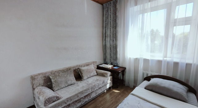 Одноместный номер Comfort с видом на реку Волга Вита