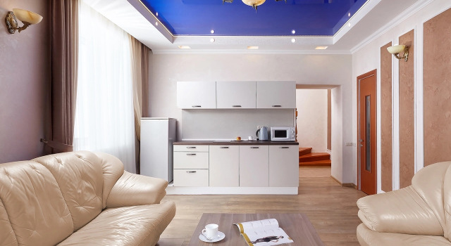 Четырёхместные апартаменты дуплекс (building 2) Семейный Курорт Утес
