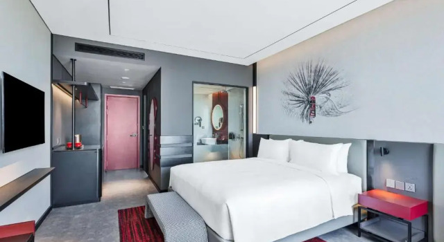 Двухместный номер Deluxe с балконом и с видом на город Отель Radisson Red Danang