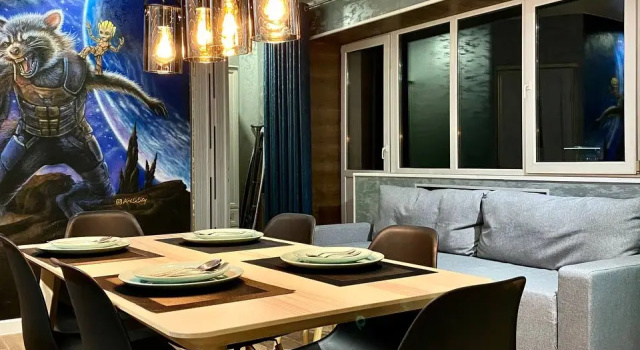Апартаменты с балконом и с красивым видом из окна Апартаменты Dombay Flats Енот