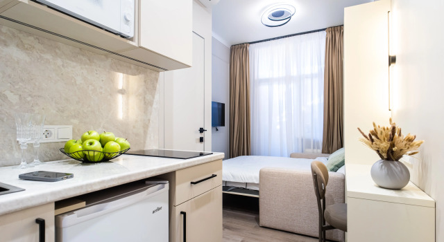 Kvartira-studiya, 18 m², 1 krovat Flat, Rezervovat Apartmán Razvilka Leninsky District
