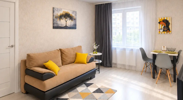 Yevrodvushka S Sovremennym Remontom i Atmosferoy Uyuta Gotova Prinimat Gostey Flat, Rezervasyon Daire Çerepovets Cherepovetsky District