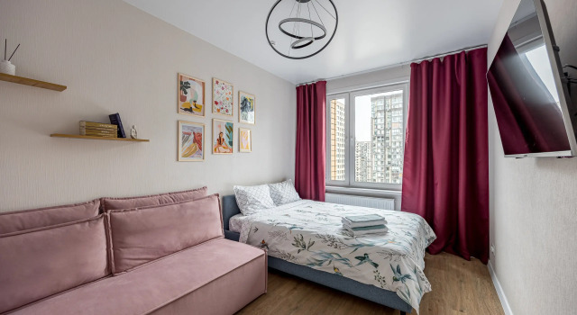 Uyutnaya kvartira v serdtse goroda Flat, Rezervovat Apartmán Zheleznodorozhny Moskovská