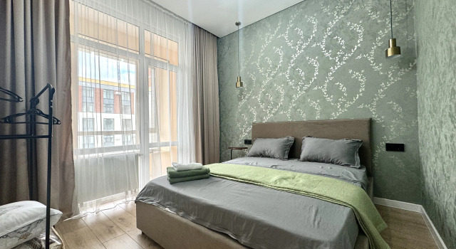 Sovremennaya Ryadom S Naberezhnoy I Parkom Flat, Rezerwuj Apartament Astana Kazachstan