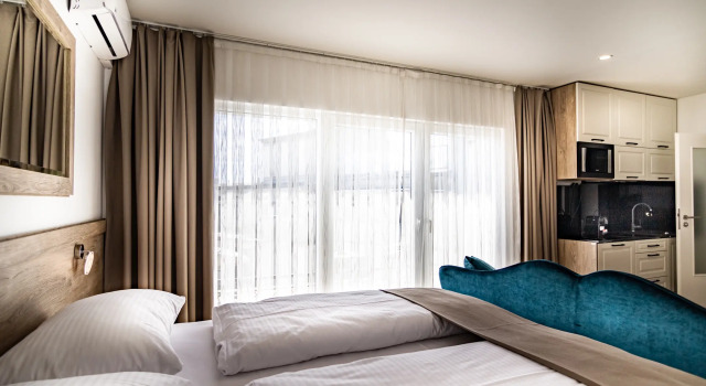 Полулюкс с балконом и с красивым видом из окна Sleep Inn Düsseldorf