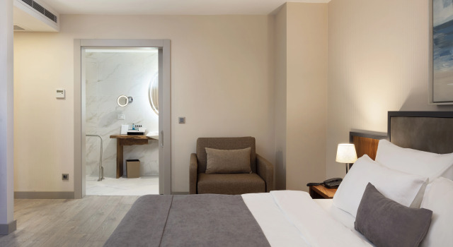 Двухместный номер Deluxe с видом на город İzz Hotel Koşuyolu